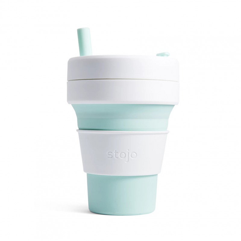 stojo Biggie 473 ml Collapsible Cup (Mint)
