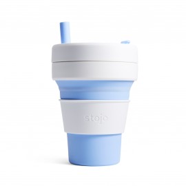 stojo Biggie 473 ml Collapsible Cup (Sky)