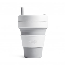 stojo Biggie 473 ml Collapsible Cup (Dove)