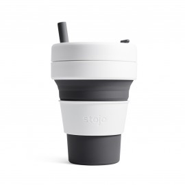 stojo Biggie 473 ml Collapsible Cup (Slate)