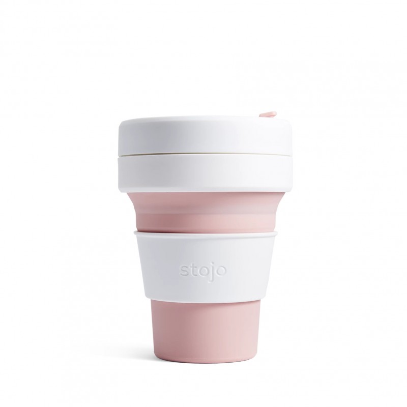 stojo Pocket 355 ml Collapsible Cup (Rose)