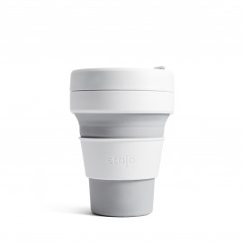 stojo Pocket 355 ml Collapsible Cup (Dove)