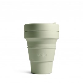 stojo Pocket 355 ml Collapsible Cup (Sage Green) 