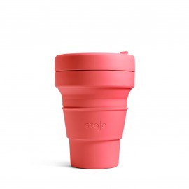 stojo Pocket 355 ml Collapsible Cup (Coral)
