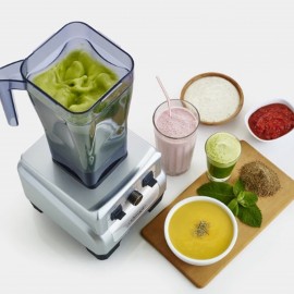 Omega 3HP Blender, Variable 10-Speed (OM6562 Silver)