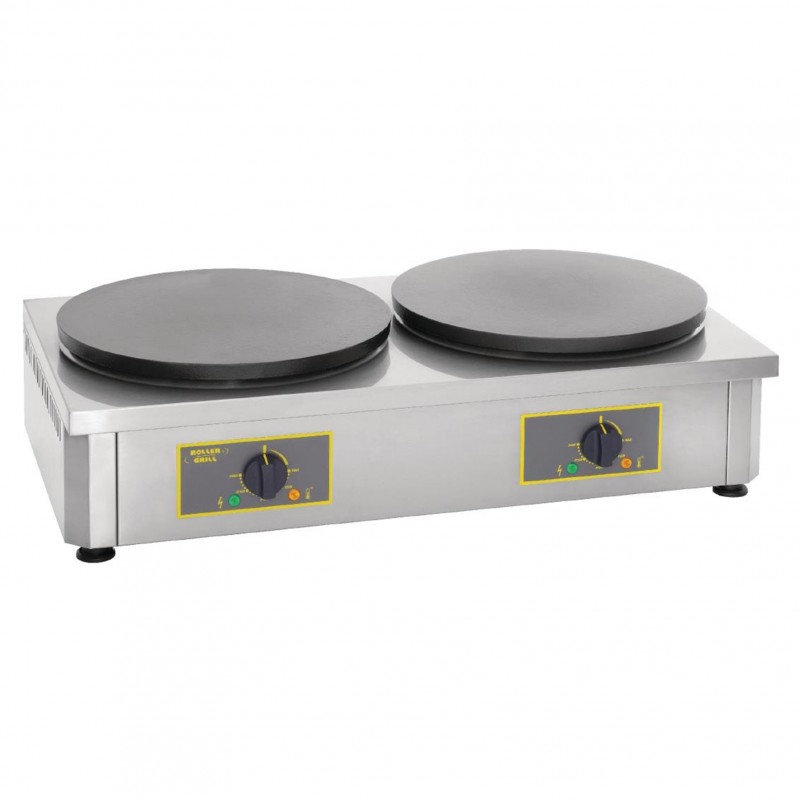 Roller Grill Double And Professional Electric Crepe Maker (CDE 400)
