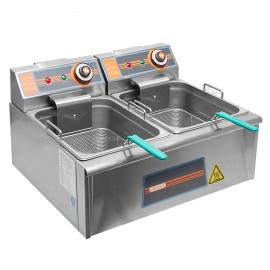Leego Double Tank Mini Electric Fryer (MF-22)