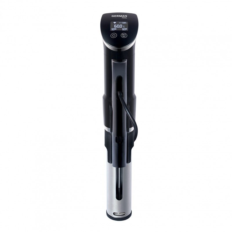 German Pool SOUS VIDE PRO Slow Cook Circulator Deluxe Set - Wi-fi Control (SVC-313W Black)