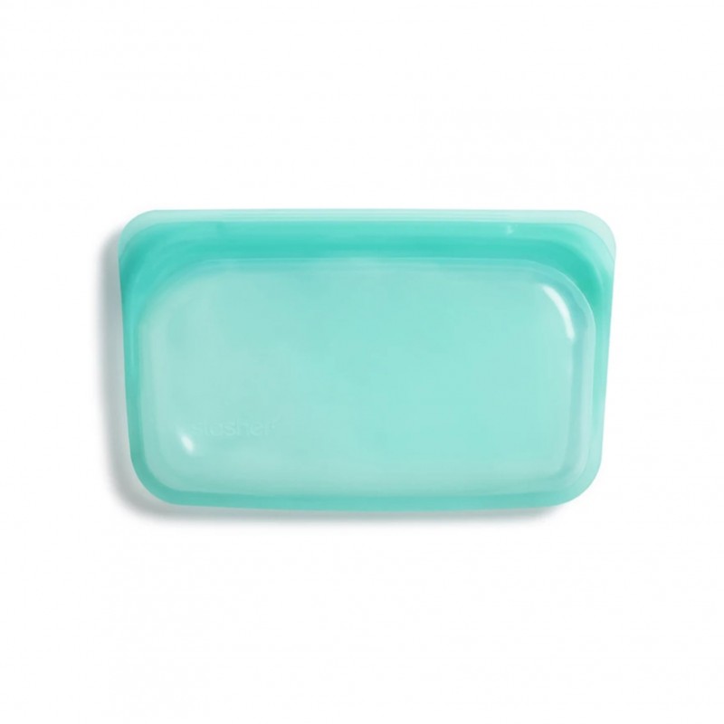 Stasher Reusable Silicone Bag (Snack Bag Aqua)