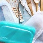 Stasher Reusable Silicone Bag (Snack Bag Aqua)