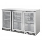 Crystal Ice 3 DOORS BACK BAR BOTTLE COOLER (BC-3B-G-S1)