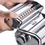 Marcato Pasta Machine - Accessories Compatible (Atlas 150 Classic Silver)