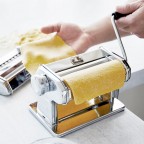 Marcato Pasta Machine - Accessories Compatible (Atlas 150 Classic Silver)