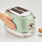 Ariete Vintage Toaster 2 Slice (0155 Green)