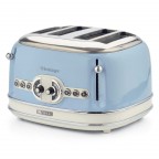 Ariete Vintage Toaster 4 Slice (0156 Blue)