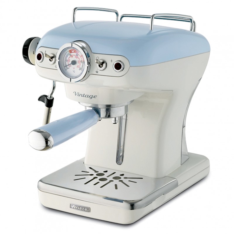 Ariete Vintage Espresso Machine (1389 Blue)