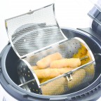 German Pool 3D Auto-Spin Healthy Air Fryer (CKF-215 White)