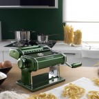 Marcato Pasta Machine - Accessories Compatible (Atlas 150 Design Green)