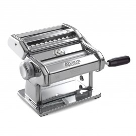Marcato Pasta Machine - Accessories Compatible (Atlas 150 Classic Silver)