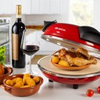 Ariete Da Gennaro Electric Oven with Refractory Stone Base (0909 Red)