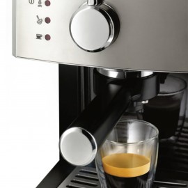 Gaggia VIVA DELUXE - Manual Coffee Machine (Black + Stainless Steel)