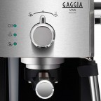 Gaggia VIVA DELUXE - Manual Coffee Machine (Black + Stainless Steel)