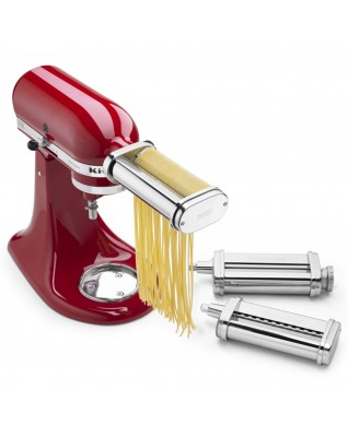 KitchenAid 3-Piece Pasta Roller & Cutter Attachment (KSMPRA Stainless Steel)