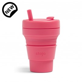 stojo Biggie 473 ml Collapsible Cup (Peony)