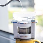Oceanrich S2 Mini Master Rotating Coffee Maker (S2 Red With Wood)
