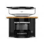 Oceanrich S2 Mini Master Rotating Coffee Maker (S2 Black With Wood)