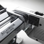 Marcato Electric Pasta Machine - Accessories Compatible (Atlasmotor Silver)
