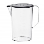 Bamix 1000ml Jug with Lid (Clear + Black)