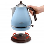 DeLonghi Icona Vintage Series Water Kettle (KBOV2000 Anita Blue)
