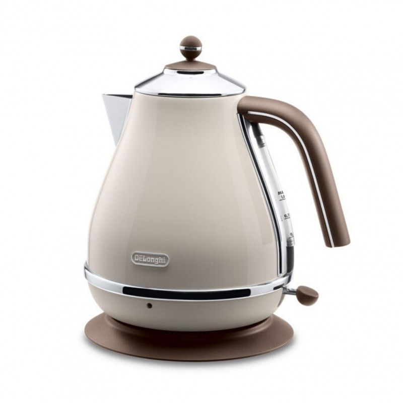 DeLonghi Icona Vintage Series Water Kettle (KBOV2000 DolceVita White)