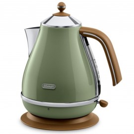 DeLonghi Icona Vintage Series Water Kettle (KBOV2001 Olivia Green)