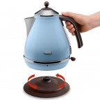 DeLonghi Icona Vintage Series Water Kettle (KBOV2001 Anita Blue)