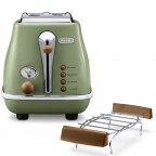 DeLonghi Icona Vintage Series Toaster (CTOV2103 Olivia Green)