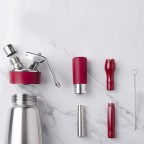 Starting Kit Set - iSi Gourmet Whip Cream Whipper (Stainless Steel) - 0.5L & iSi Cream Whipper Professional Chargers (20 Pieces)